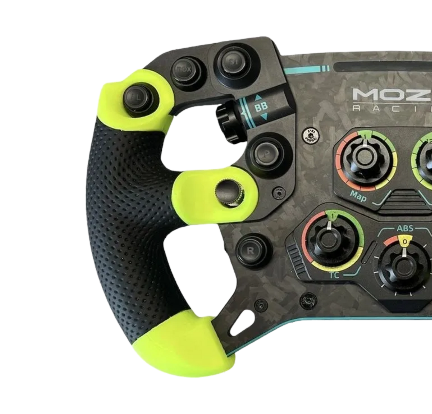 Moza GS and FSR - New (3D Printed) Pineapple Grips.
